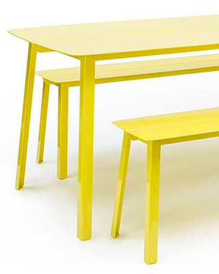 OTIS DINING TABLE & BENCH BY ARKO